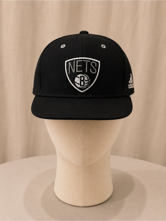adidas Other - NBA Brooklyn Nets Logo Adidas Fitted Hat Cap large ( 7 3/8)